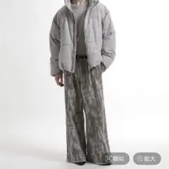 hare SHADOW FADEデニムパンツ グレー