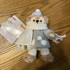 ディズニー ダンシングスノーフレークス ダッフィー ぬいぐるみバッジ 限定 新品