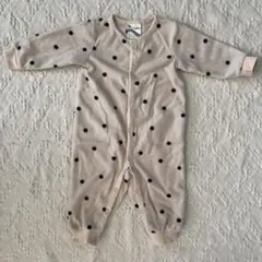 H&M ベビー ロンパース ドット柄 6-9M