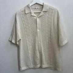 GU ウォッシャブルメッシュニットシャツのサムネイル
