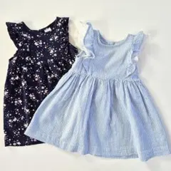 H&M ワンピース 2点セット 70cm 女の子 春夏