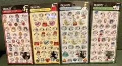 正規品　ボンボンドロップシール　スヌーピー　第一弾　４枚セット　レア