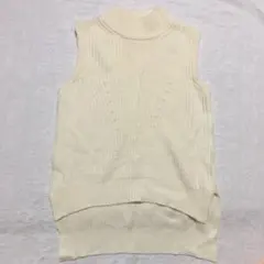 LOWRYS FARM☆ニットベスト 白