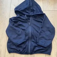 ユニクロ　ネイビー　UVカットメッシュパーカー