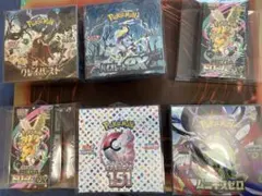 BOX】 ポケモンカード151、テラスタルフェスex、おまけ:ナンジャモ2枚