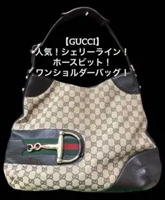 【Gucci グッチ】お買得品‼︎美品！GGキャンバス ショルダーバッグ！