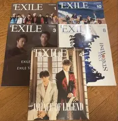 EXILE 雑誌セット 1, 3, 4, 8, 10号