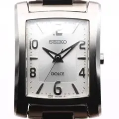 希少 SEIKO DOLCE メンズ 腕時計 高精度クォーツ 日本製 文字盤白