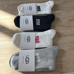 UGG （アグ）4足タグ付き2025新作レディース　メンズソックス