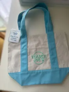 TRADER JOE'S ミニパステルトートバッグ