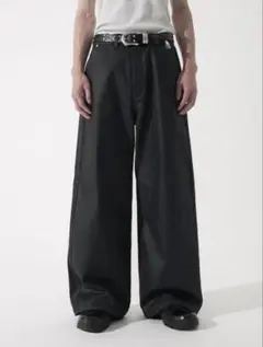 【CS】coated wide denim pantsのサムネイル