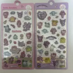 正規品　サンリオキャラクターズ　ぷっくり硬いシール