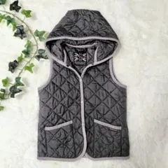 【極美品】ラベンハム（LAVENHAM）キルティングダウンベスト　フード付　ジレ