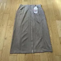 komachiスウェード調タイトスカート3L