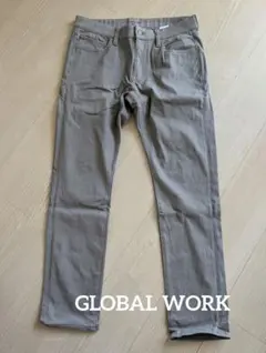 GLOBAL WORK チノパン グレー Mのサムネイル