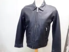 TIME&TIDE レザー シングルライダースジャケット 黒　Fサイズ