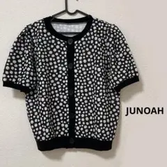 JUNOAH デイジー 花柄 半袖トップス カーディガンのサムネイル