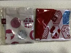 【新品未開封非売品】カルディもへじ手ぬぐいエコバッグ丑と干支トートバッグ卯