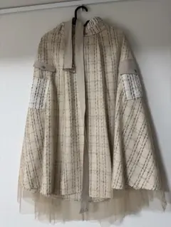 スコットクラブ　Vin チュール×ツイードレイヤードスカート　美品