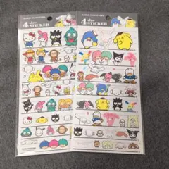 サンリオ キャラクターズ 4サイズシール 2シートセット