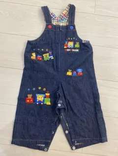 MIKI HOUSE デニムオーバーオール 80 ミキハウス