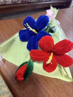 モールフラワー　ラッピング付き　枯れない花