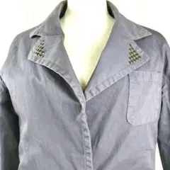 <XL> JET ジェット Angeles ジャケット グレー スタッズ う