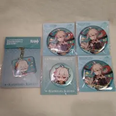 原神 缶バッジ アクリルキーホルダー 楓原万葉