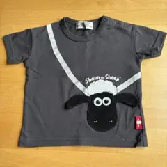 グレー Tシャツ 80㎝ ひつじのショーン　半袖　バースデイ
