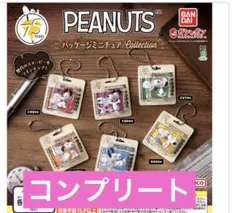 スヌーピー PEANUTS パッケージミニチュアコレクション　コンプリート