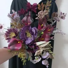 土日価格　ブライダルブーケ　アーティシャルフラワーブーケ