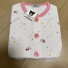 ミキハウス　ダブルビー　パジャマ　100 ミニ裏毛パイル