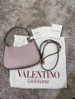 売り切りたい様専用】Valentino フィルミー Vロゴ ホーボーバッグ