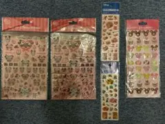 《未使用未開封品》 ディズニー　立体シール5点セット