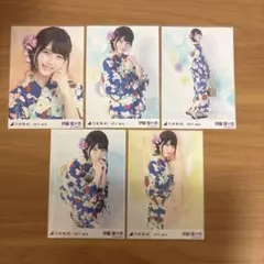 乃木坂46 伊藤理々杏 2017.July 生写真 5種コンプ