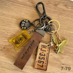 カラビナ　キーホルダー　ストリート　古着　アメカジ　アメリカ　アンティーク　男前