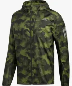 美品‼️アディダス　オウンザラン　ランニング　ウインドブレーカー　迷彩