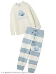 ベビモコプルオーバー ＆ ボーダーロングパンツセット ジェラピケ