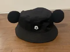 ディズニーリゾート　ミッキーマウス耳付き黒ハット