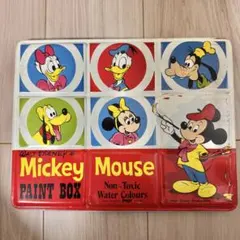 Disney Mickey Mouse Paint Tin, Solid Watercolor Paints and Palette