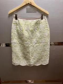 Apuweiser-riche 黄緑 タイトスカート