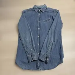 2026年最新】DIESEL デニムカラー：ブルー メンズ デニムシャツ