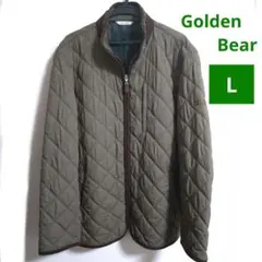 ゴールデンベアー　キルティングジャケット　サイズL　オリーブグリーン