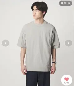 値下げ　ユナイテッドアローズグリーンレーベル　クルーネックTシャツのサムネイル