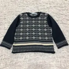 ファミリア　セーター　ロンT 長袖　ウール