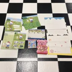 平成女児　平成女子　レトロ　メモ帳　レターセット　まとめ売り