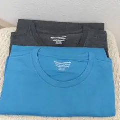 2枚組 Tシャツ クルーネック スリムフィット 半袖 メンズ Sサイズ