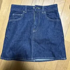 【GU】デニムミニスカート