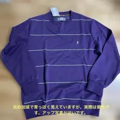 マクベス　メンズ長袖薄手ニット M