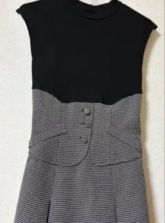 ダズリン　ミニチェックコルセットワンピース
